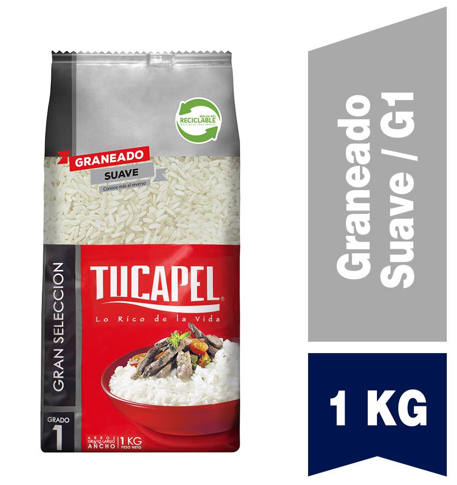 Tucapel · Arroz graneado suave (1 kg)