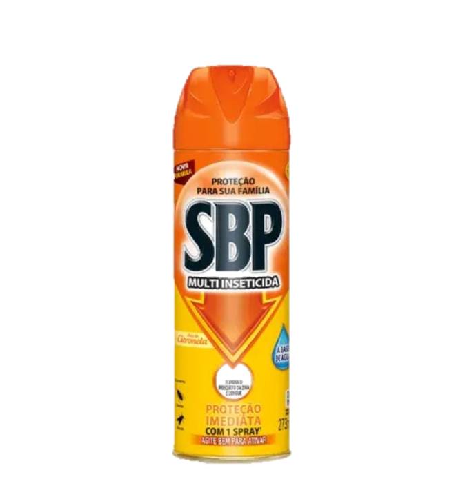 Sbp multi inseticida aerosol com óleo de citronela (380 ml)