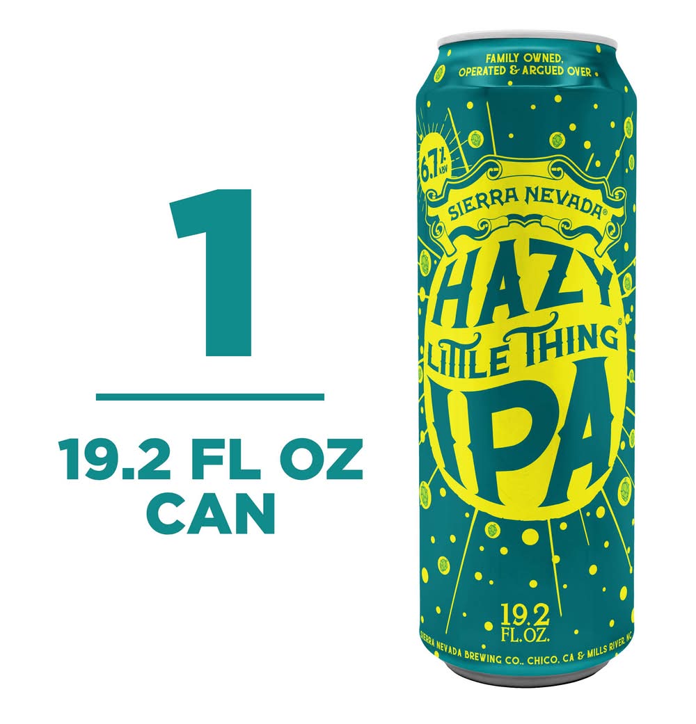 Sierra Nevada Hazy Little Thing Ipa Craft Beer (19.2 fl oz)