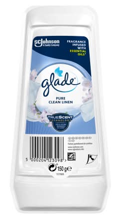 Glade Solid Gel Clean Linen Air Freshener (150g)