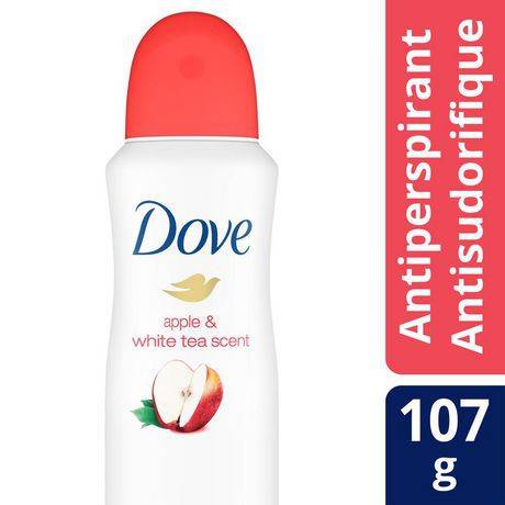 Dove Apple and White Tea Scent Antiperspirant Deodorant Dry Spray (107 g)