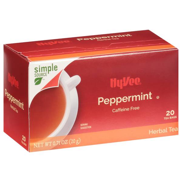 Hy-Vee Peppermint Herbal Tea Bags