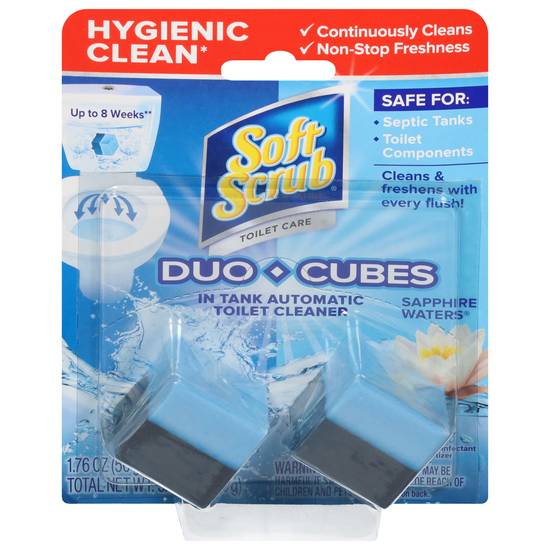 Soft Scrub Sapphire Waters Duo-Cubes Automatic Toilet Cleaner (2 ct)