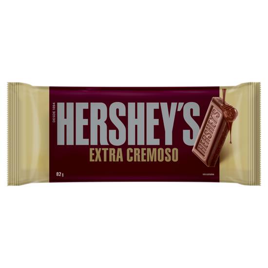Hershey's chocolate ao leite extra cremoso (82 g)