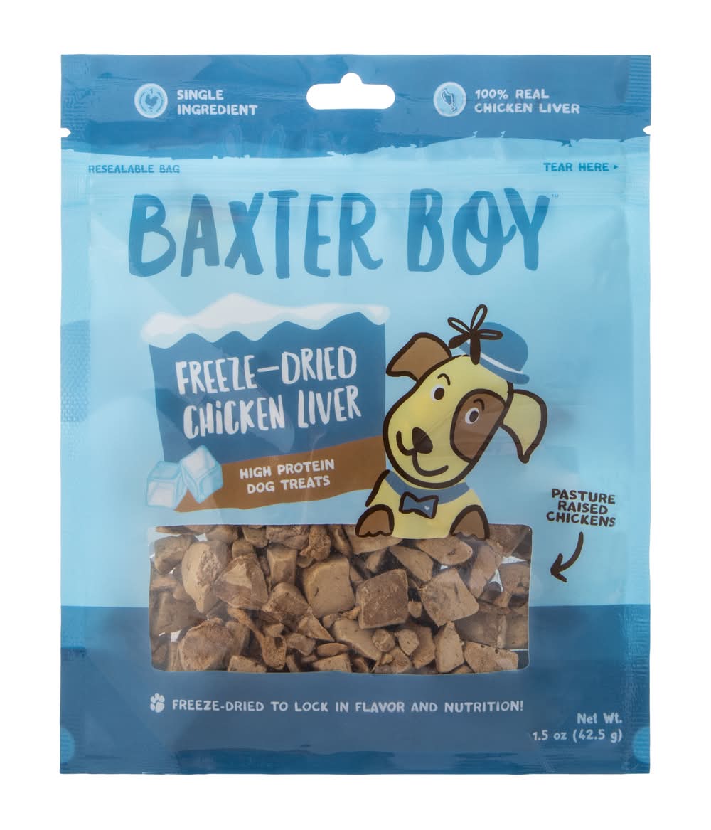 Baxter Boy™ Freeze-Dried Chicken Liver 1.5oz Chicken Liver