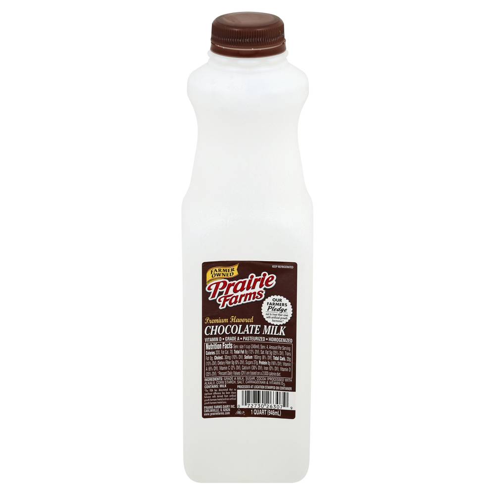 Prairie Farms Premium Chocolate Milk (1 qt)