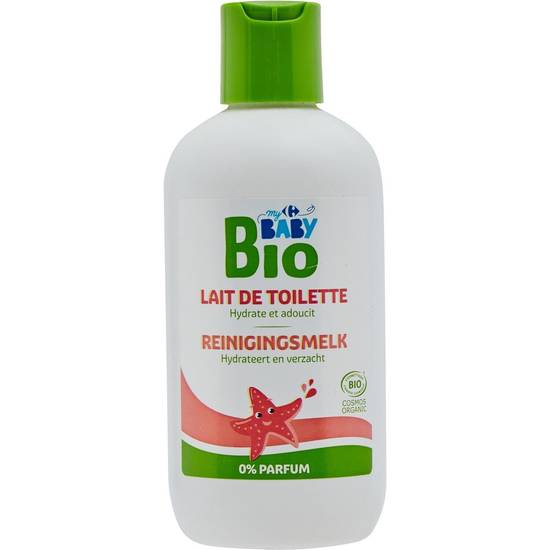 Carrefour - Baby bio - lait de toilette pour bébé (250 ml)