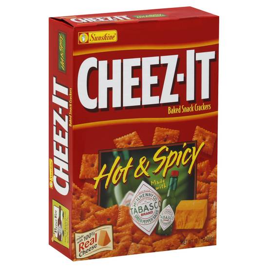 Cheez-It Baked Snack Crackers (hot & spicy)