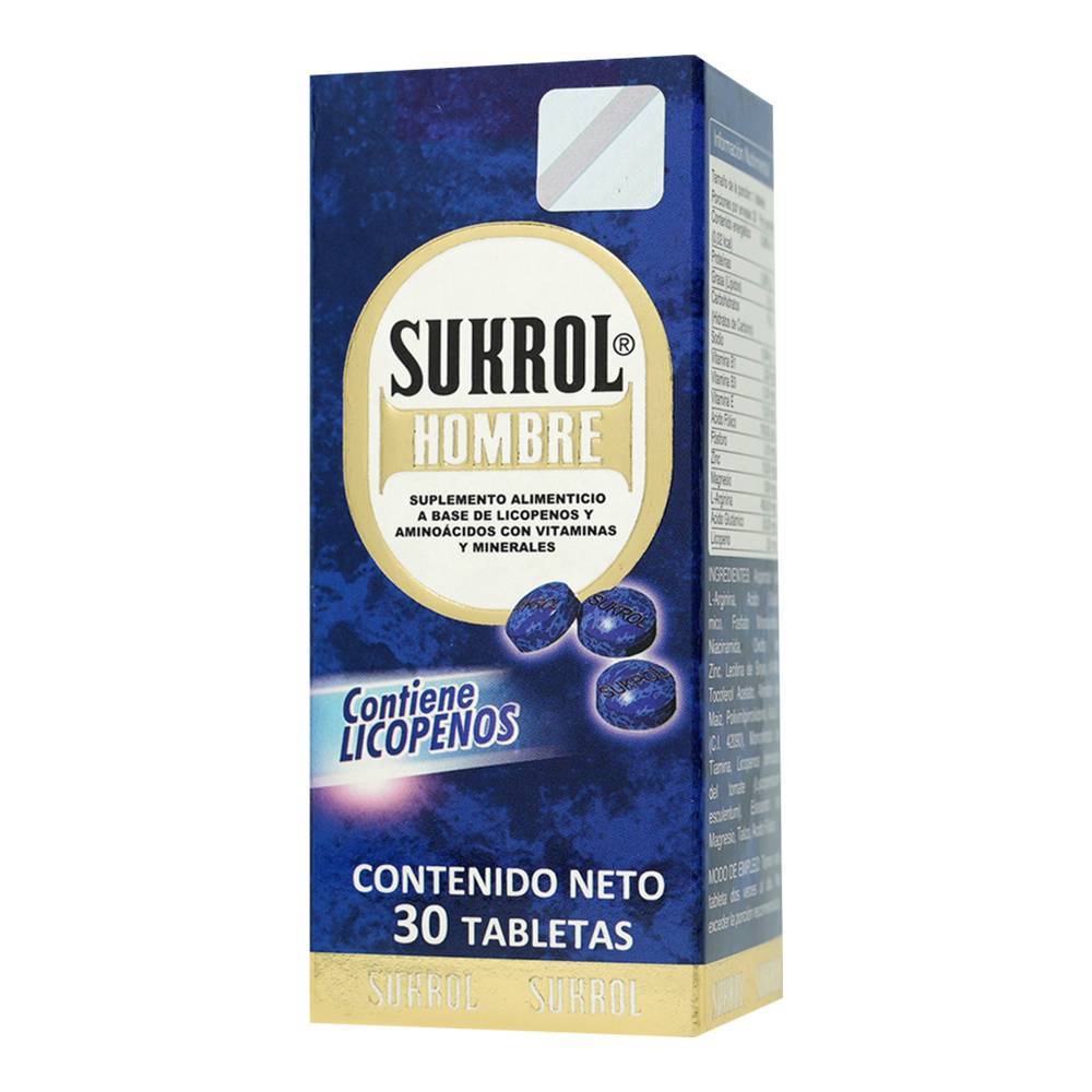 Sukrol · Hombre tabletas (40 g)