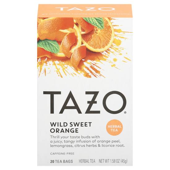 Tazo Wild Sweet Orange Herbal Tea (1.6 oz)