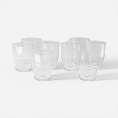 Room Essentials Stacking Tumblers 14 fl oz (8 ct)
