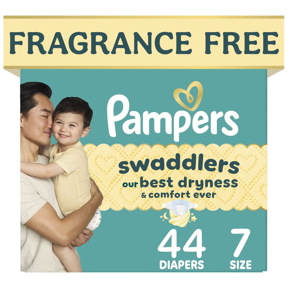 Pampers Swaddlers Baby Diapers, 7 (44 ct)