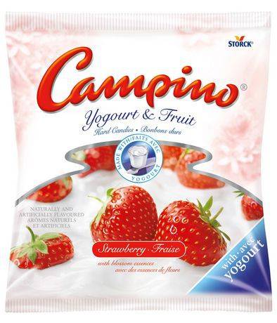 Friandise au yogourt et fruit de campino - fraise (120 g