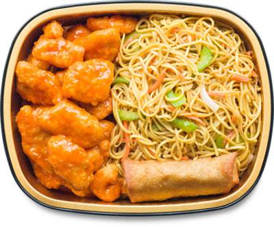 Ready Meals Orange Chicken With Chow Mein & Egg Roll - Ea