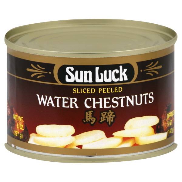 Sun Luck Sliced Peeled Water Chestnuts (8 oz)