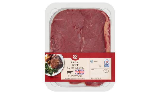 Co-op British Beef Rump Steak 227g