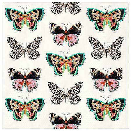 Hallmark Cocktail Napkins (Butterfly) - 16.0 ea