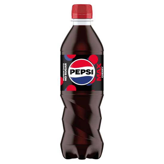 Pepsi Max Cherry No Sugar Cola Bottle (500 ml)