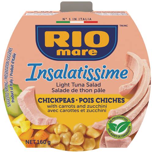 Rio Mare Insalatissime Tuna Salad Chickpeas Carrot & Zucchini (160 g)