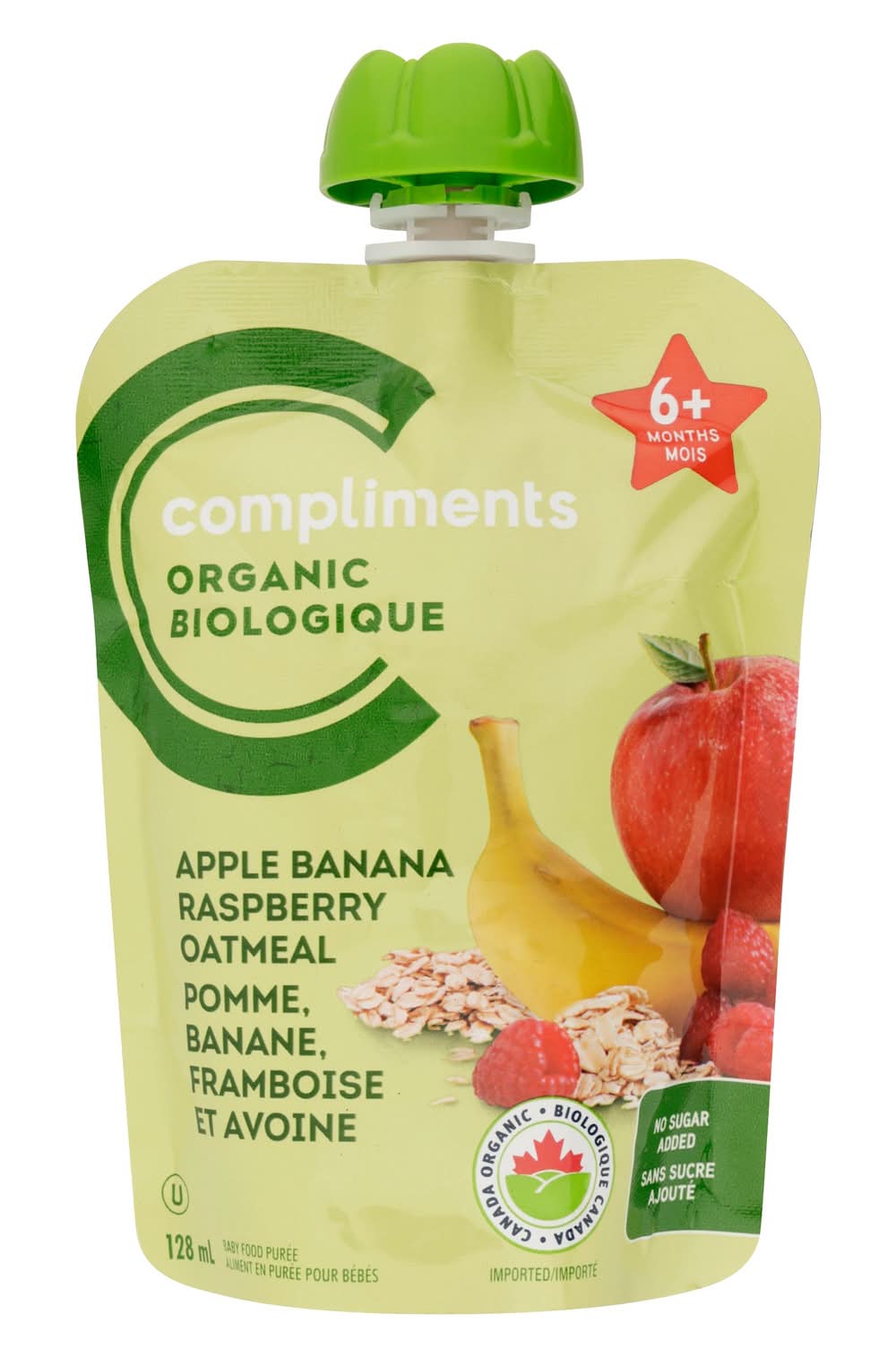 Compliments Organic Baby Food 6 Months + (128 ml)