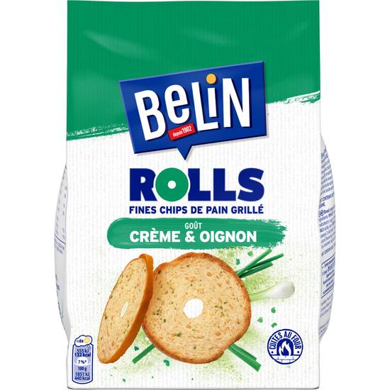 Belin - Chips de pain grillé saveur crème aigre et oignon