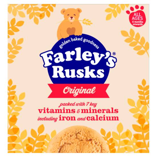 Farley's Rusks Original Baby Food Snacks (300g)