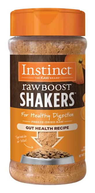 Instinct Raw Boost Shakers Gut Health Freeze-Dried Dog Food Topper, 5.5 oz.