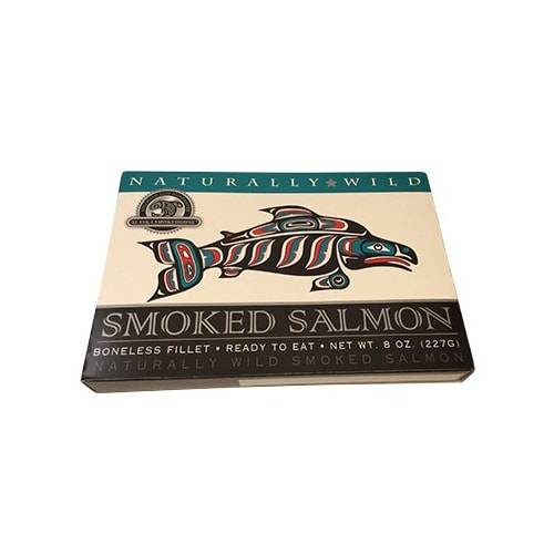 Alaska Smokehouse Smoked Salmon Boneless Fillets (8 oz)