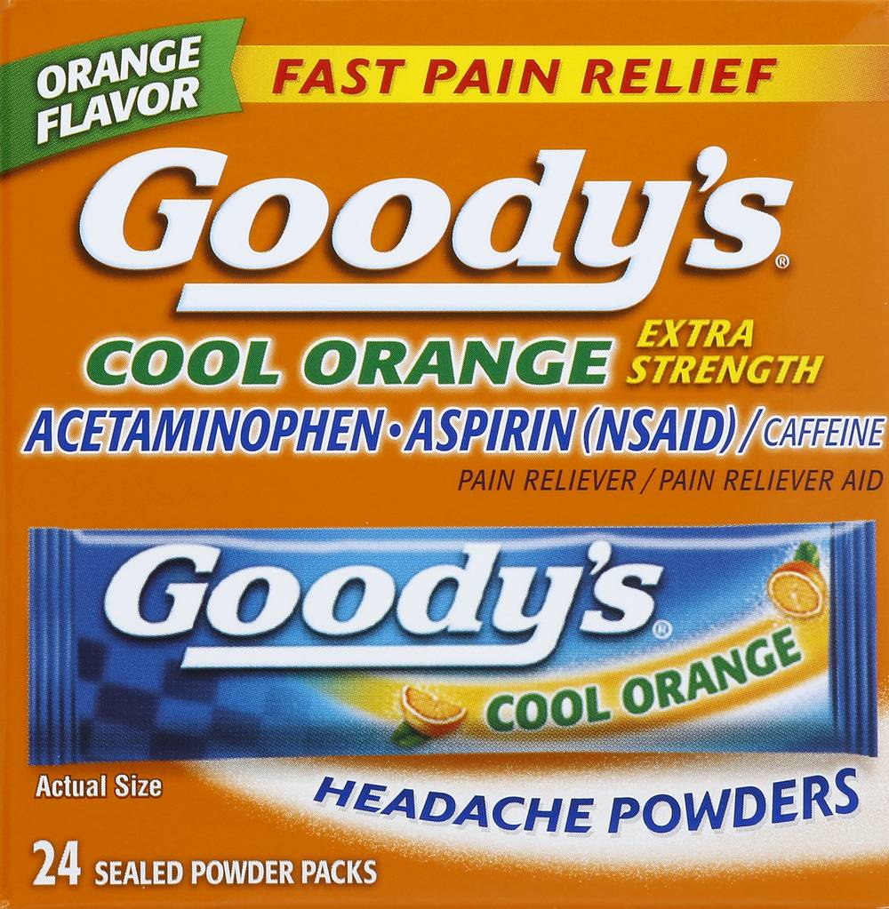 Goodys Pain Reliever Powder Orange Flavor (3.2 oz)