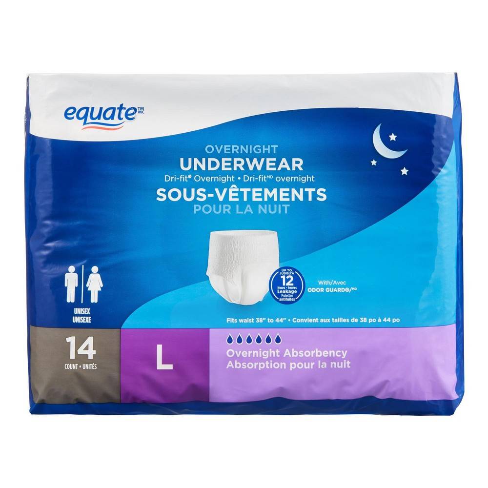 Equate Overnight Protective Underwear L (50 g)