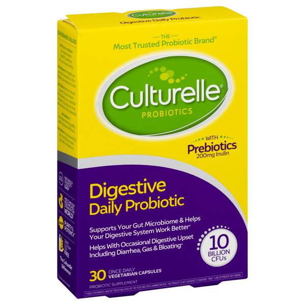 Culturelle Digestive Health Daily Probiotic Capsules (30 ct)