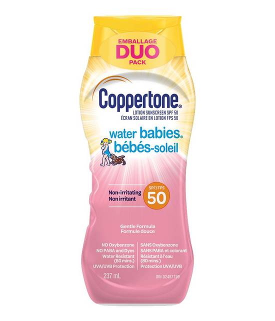 Coppertone water babies sunscreen hot sale lotion