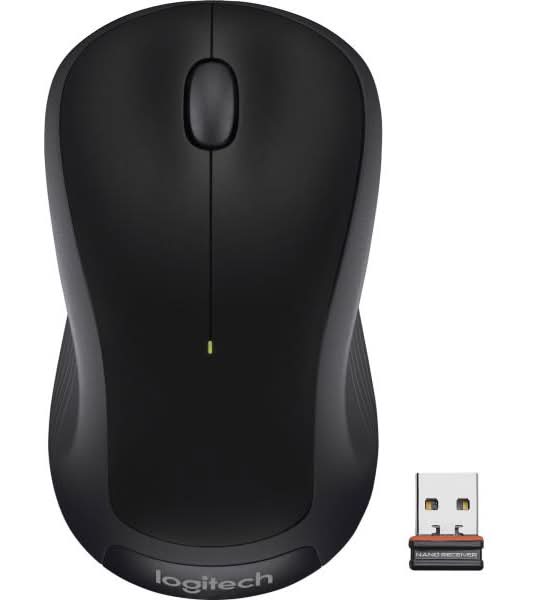 Logitech Black M310 Wireless Optical Mouse (850 mg)