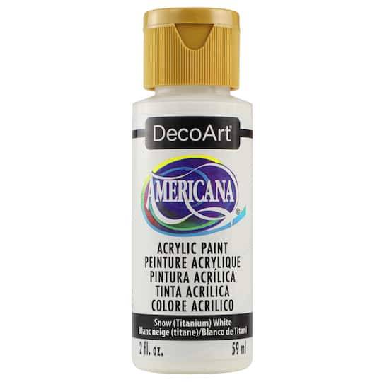 Americana Acrylics Paint Snow White (2 oz)