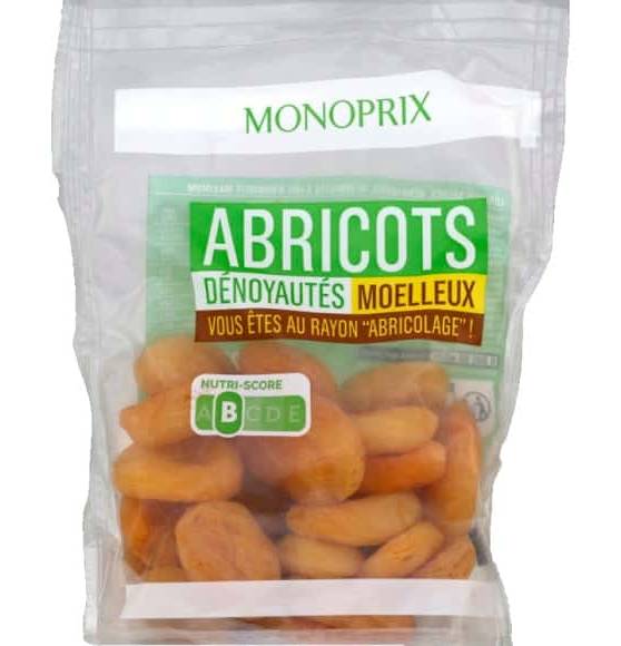 Monoprix - Abricots dénoyautés moelleux (250g)