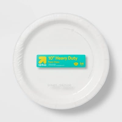 up&up Paper Plate (54 ct)  (10"/White)