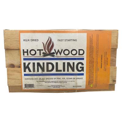 Hot Wood Natural Seasoned Kindling (9 lt)