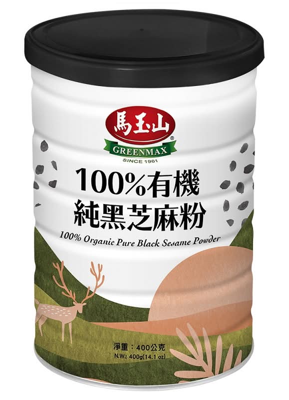 馬玉山100％有機純黑芝麻粉(罐裝)400g <400g克 x 1 x 1CAN罐>