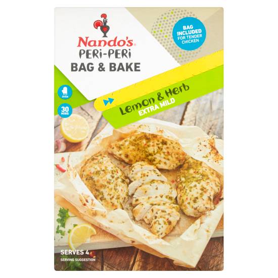 Nando's Bag & Bake Lemon & Herb Extra Mild (4 ct)