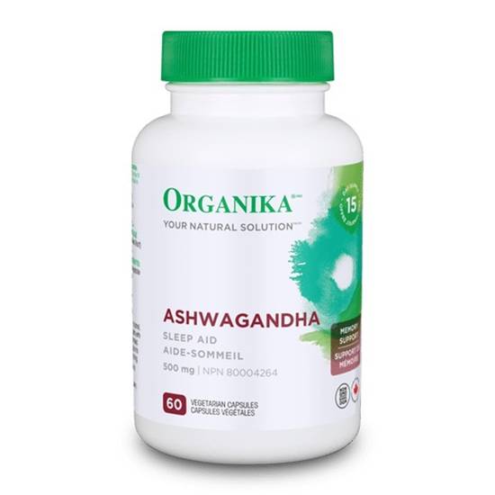 Organika Ashwagandha Vegetarian Capsules (60 units)