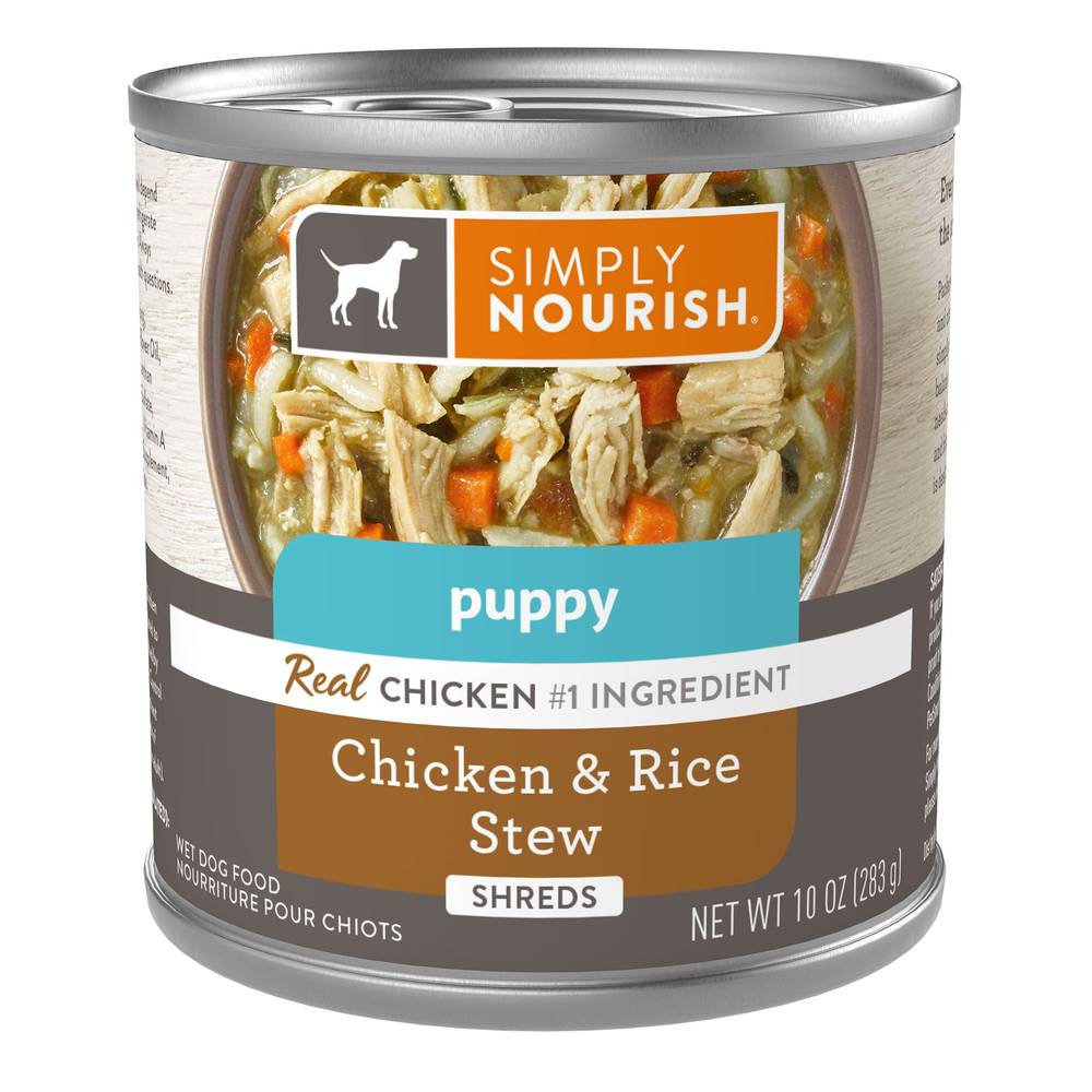 Simply Nourish Original Puppy Wet Dog Food (chicken & rice stew)