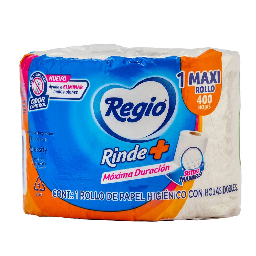 Regio papel higiénico rinde + (1 rollo)