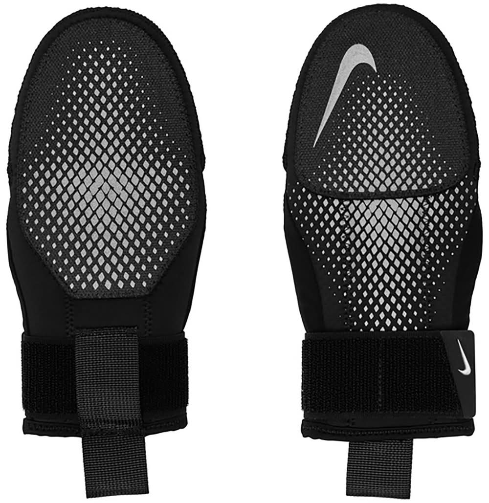 Nike Diamond 2.0 Sliding Mitt (Black/Metallic Silver, One Size)