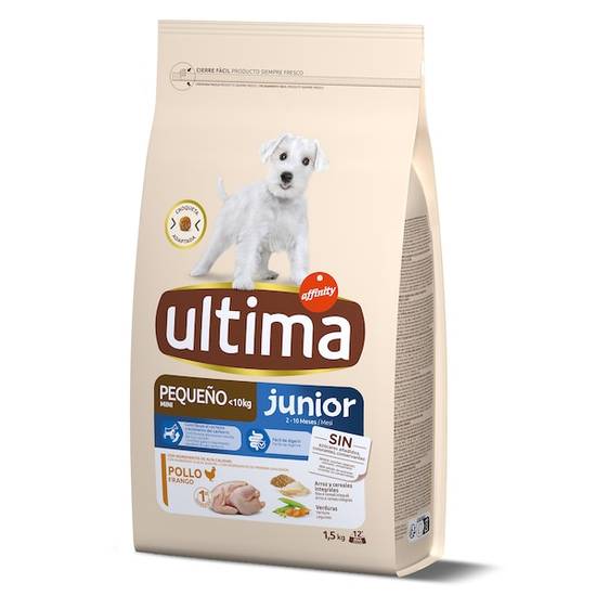 Alimento para perros mini junior Última bolsa 1.5 kg