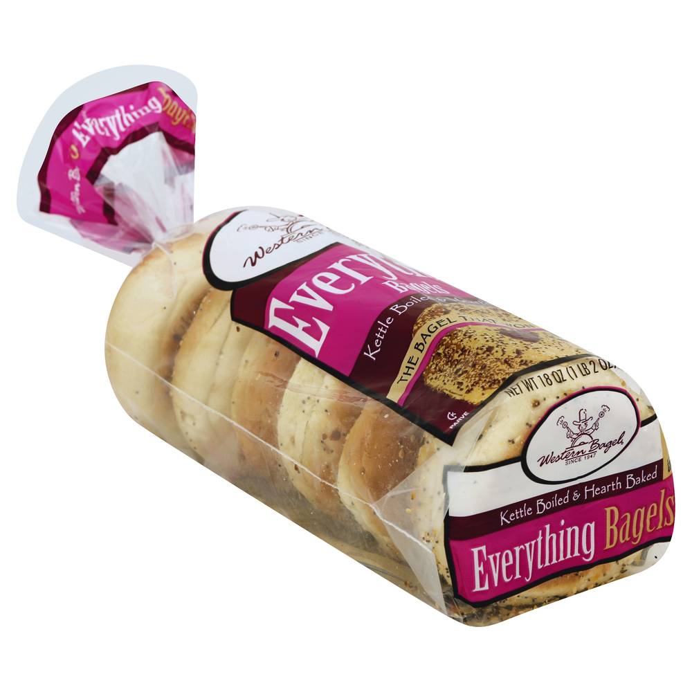 Western Bagel Everything Bagels (6 ct)