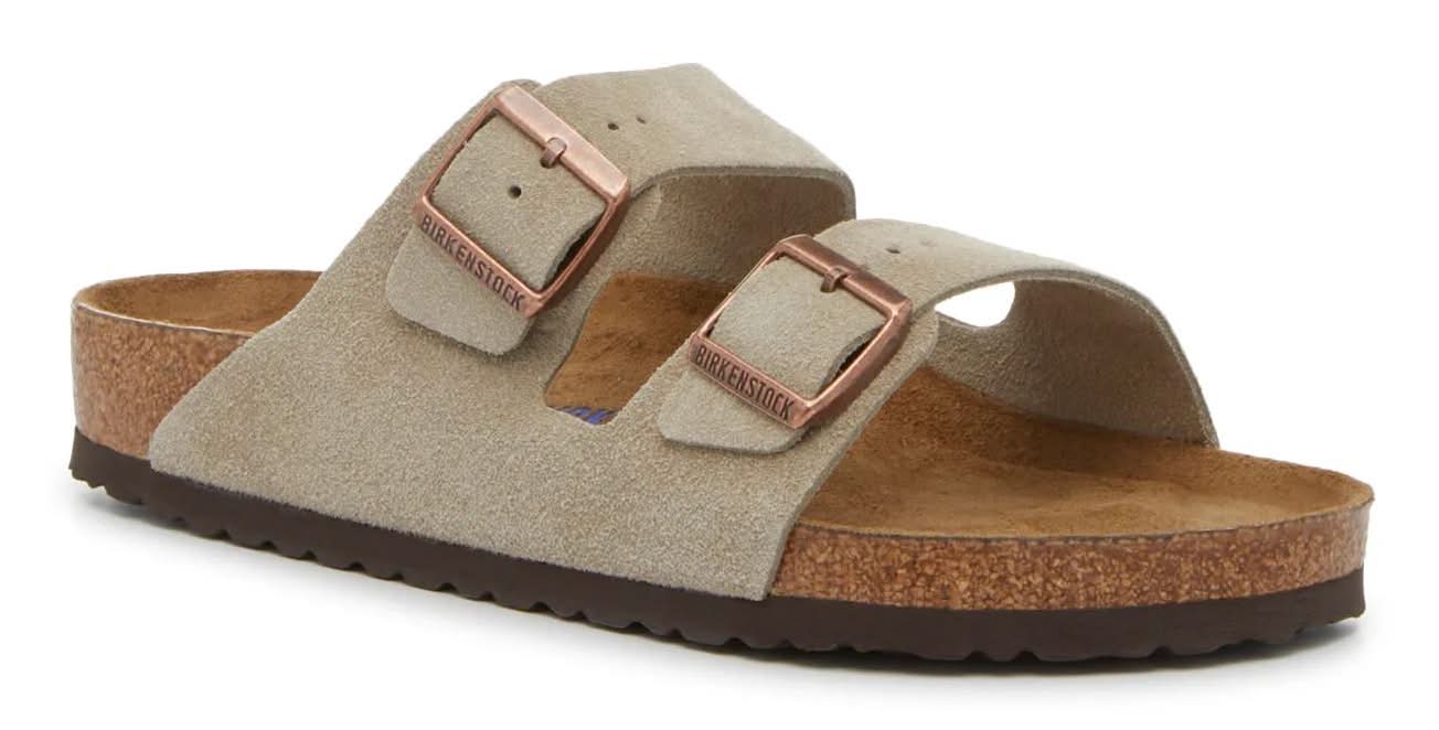 Birkenstock Arizona Slide Sandal - Men's (Beige Medium - EU 43 / US Men's 10-10.5 / Women's 12-12.5)