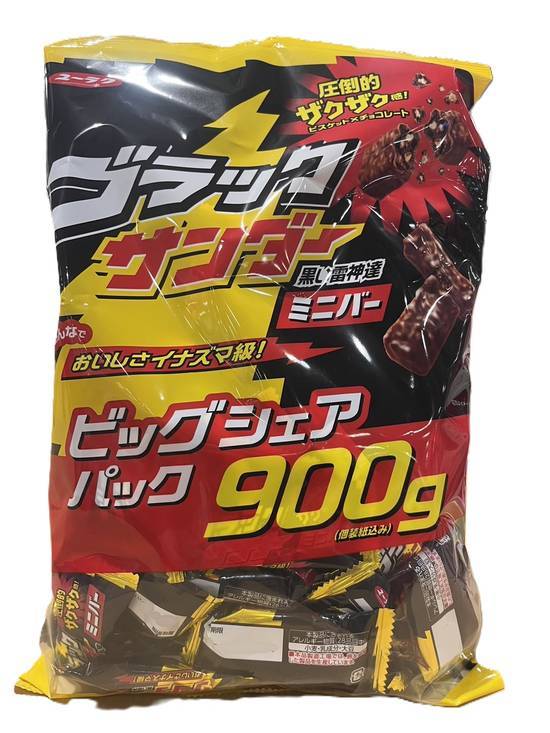 ブラックサンダー ミニバー ビッグシェアパック 準チョコレート菓子 (900g)