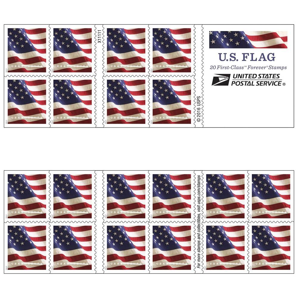 Usps 1st Class Flag Forever Stamps (20 ct)