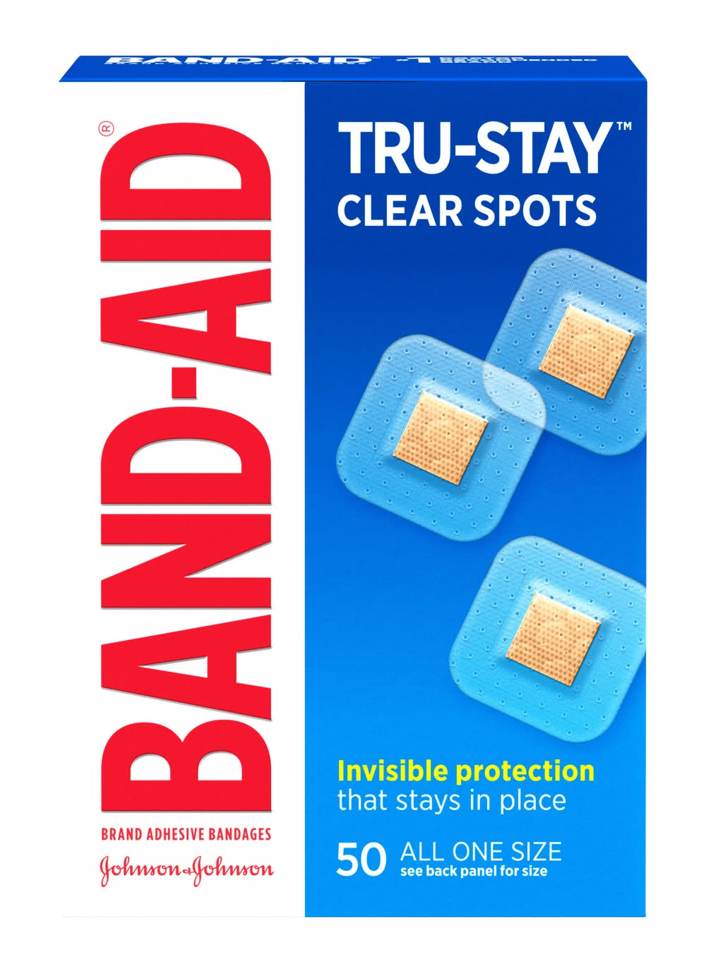 Band-Aid Tru-Stay Clear Spots All One Size Adhesive Bandages (0.8 oz)