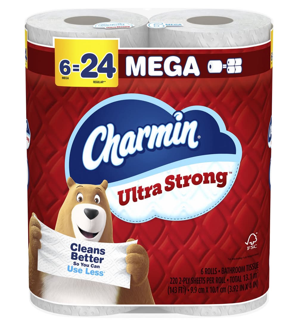 Charmin Ultra Strong Toilet Paper Mega Rolls